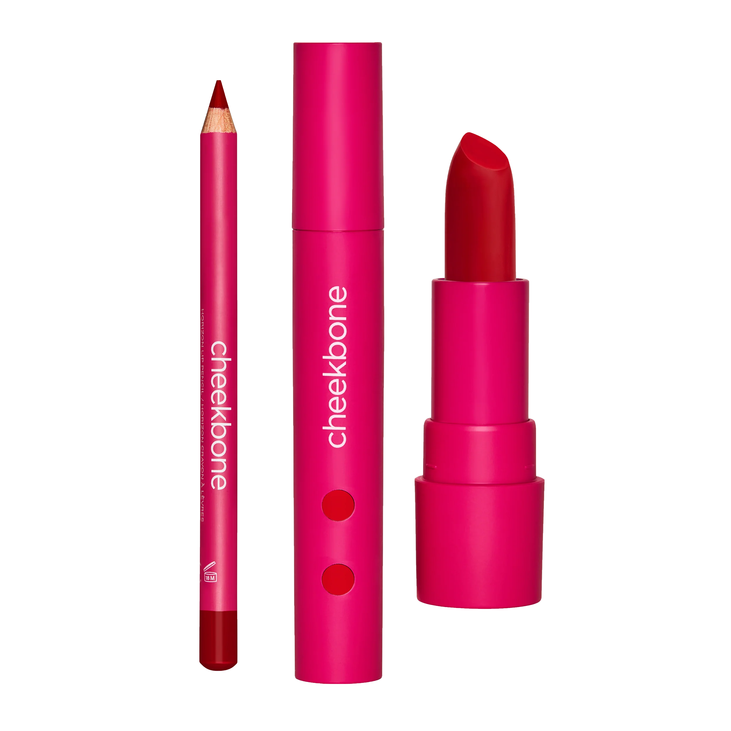 Cheekbone Beauty Red Lip Kit