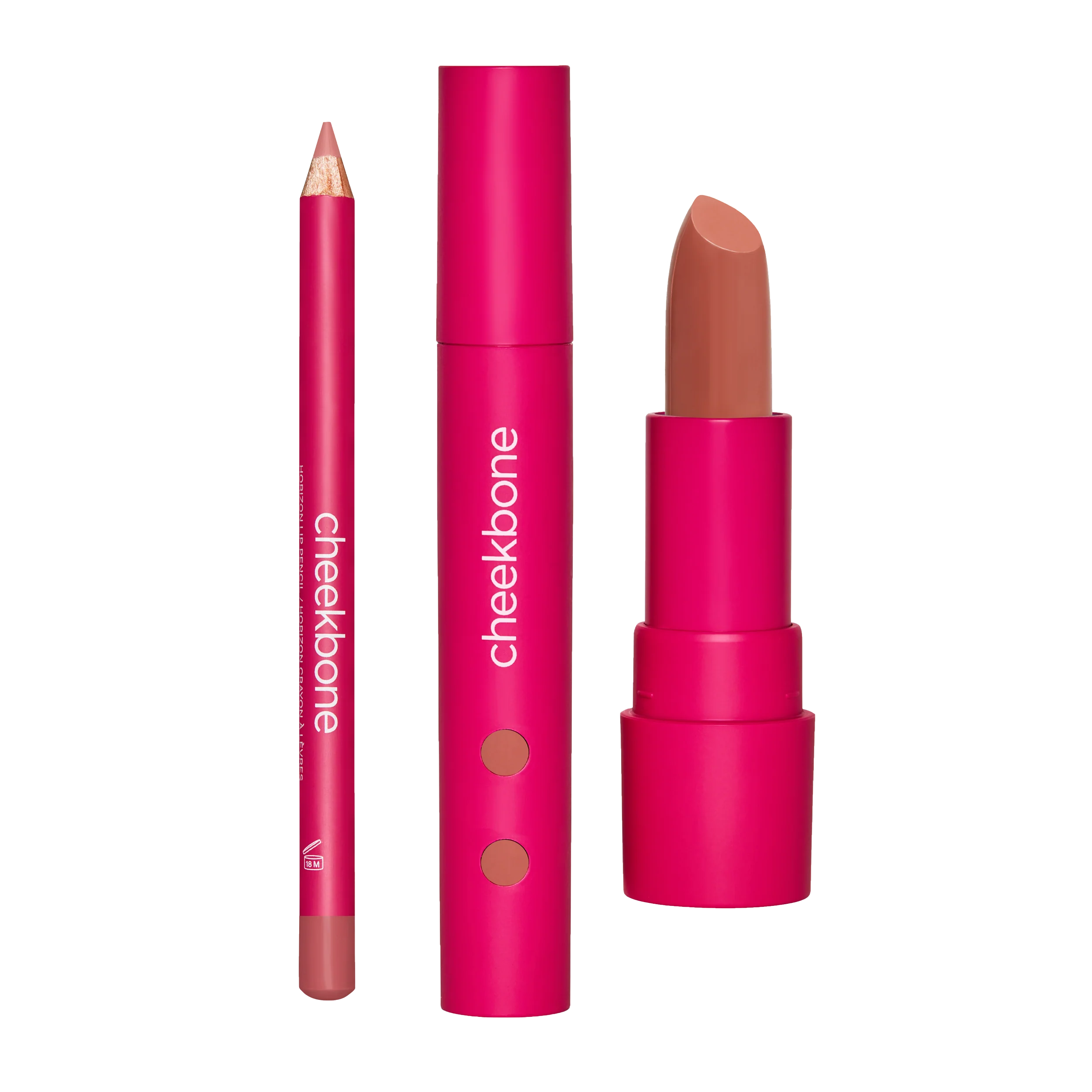 Cheekbone Beauty Nude Lip Kit